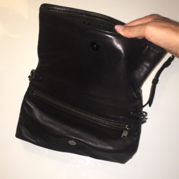 DKNY sequined leather handbag or evening bag - Picture 5 of 5